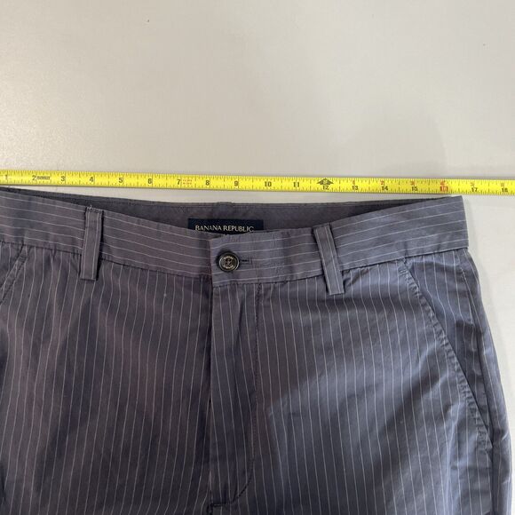 Banana Republic Pants Women’s Size 33/32 Actual 32/31 Striped Striped Dress Pant - Picture 6 of 12